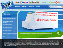 Tablet Screenshot of hurtowniazabawek.pl