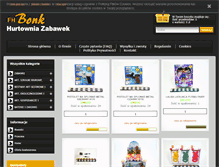 Tablet Screenshot of hurtowniazabawek.biz